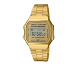Casio Gold A168-Unisex Digital Watch Retro Classic,Golden Colour Water resistant