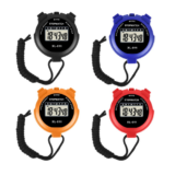 Waterproof Digital Stopwatch Timer Sports Clock Handheld Alarm Counter UK