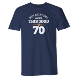 70th Birthday Gift Present Idea For Boys Dad Him & Men T Shirt 70 Tee Shirts