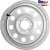 Durable Rugged Steel Wheels 15in One-Piece Design 5 Lug Multi Vehicle Fit New