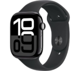 APPLE Watch Series 10 – 46 mm Black Body with Black Band GPS MWWP3QA/A -S/M