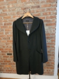 Quince Black Wool Shawl Collar 4 Button Coat NWT MSRP $175