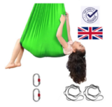 Kids Yoga Swing Aerial Hammock 4.5 Yards Nylon Hanging Sling Fabric & Set