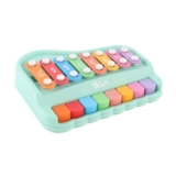 2-in-1 Kids Xylophone & Piano Keyboard | Musical Creative Toy – Mint Green