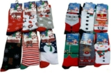 3,6,12 Pairs Gents Socks Santa Festive Christmas Cotton Rich Novelty Xmas Socks