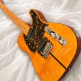 Mad Cat Solid Electric Guitar Stainless Fret Tremolo Bridge Orange Fast Shipping
