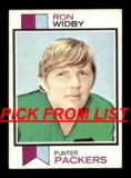 1973 Topps Football #2-267 EX/EX-MT Pick From List ALL PICTURED uu2