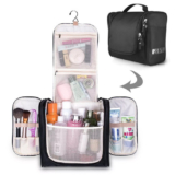 Mens Large Toiletry Bag Hanging Travel Wash Shaving Kit Organizer