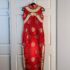 Popilush Off-Shoulder Shine Ruched Sculpting Maxi Dress Blue NWT size S