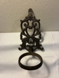 #Cast #Iron #Ornate  #Candle Or #Plant #Holder #Rustic #Farm #Antique  #eBay