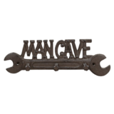 Metal Man Cave Wall Hook Novelty Home Accessory Unique Father’s Day Gift Idea