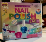 Nail Polish Sets for Girls Colours Kids NAIL POLISH LAB GLITTER FILE DIVIDER Fun