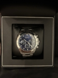 Hugo Boss Men’s Silver Watch – Silver/Blue Dial