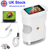 1000X Zoom Pocket Handheld Microscope for Kids 2.0″ Screen Rechargeable Digital
