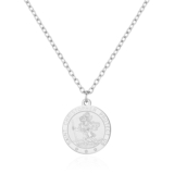 Men’s Stainless Steel St Christopher Necklace