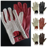 MEN’S CLASSIC LEATHER DRIVING GLOVES VINTAGE RETRO HERITAGE CHAUFFEUR FASHION UK