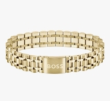 BOSS Jewelry Men’s OWAN Collection Link Bracelet in Stainless Steel