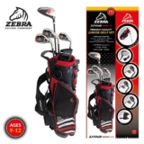 Zebra Junior Golf Set 9-12 Years Right Handed Tour Starter Set Stand Bag & Clubs