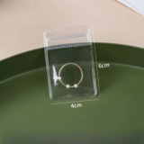 10/50/100Pcs PVC Self Sealing Plastic Jewelry Zip Lock Bags Reclosable Thick Tra