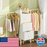 3Ingseagulls Kids Dressers For Bedroom 2 Hanging Racks Small Dresser For