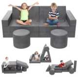 13Pcs Modular Kids Play Couch 25D Sponge Foam
