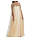 Jenny Packham Angelina Beaded Neckline Gown NWT Sz US 6 UK 10