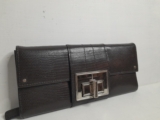 Jasper Conran Brown Lizard Print Jewellery Travel Wallet Organiser Case