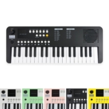 Mini Piano 37 Keys, Kids Fun Piano for Beginners, USB-C or Battery Power