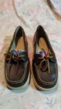Croft and Barrow-Women’s CB Vivian Brown Plaid-102450-Size 9.5 Medium – New