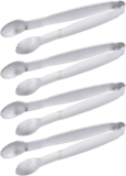 Sugar Tongs 4-Inch Mini Serving Tongs Stainless Steel Appetizer Tongs, Set of 4