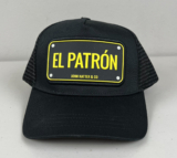 John Hatter & Co El Patron Black Adjustable Snapback Cap Hat OSFA Sweden