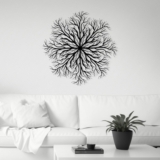 Tree of Life Metal Wall Decor, Large Round Tree Sign, Nature Wall Hangings decor