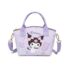 louceko PU Leather Handbag Detachable Chain Crossbody Shoulder Evening Bag