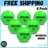 Weighted Training Ball Set Hitting/Pitching Baseball Heavy Duty 6 Pack Green New