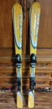 Women’s Elan Exar 140 cm Yellow Skis With Elan Adjustable Bindings