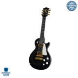 Kids Electric Guitar 22 in. – Real Metal Strings, Black Rock Guitar for Begin…