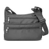 Bolso Cruzado De Nylon Con Multiples Bolsillos Para Viajes Estilo Lujo