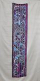 Bob Mackie Wearable Art Floral Print Oblong Silk Scarf W/Gift Box–  Black Multi