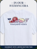 Vineyard Vines “In My Wedding Era” Taylor Swift & Travis Kelce T-Shirt SOLD OUT
