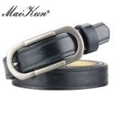 Faux Leather Multicolor Buckle Belts Women Fashion Garments Apparel Solid Belt