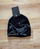 New Arc’teryx Merino Wool Beanie Black Bird Head Logo Winter Ski Outdoor Hat