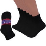 3-12 Pairs Men Circulatory Health Diabetic Ankle Socks Quarter 9-11 10-13 13-15