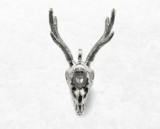 925 Sterling Silver Antelop Deer Charm Pendant