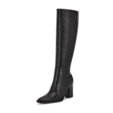 Nine West Women’s Zazz Black Leather 7.5 Medium 7.5, 002