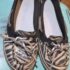 Nine West Women’s Zazz Black Leather 7.5 Medium 7.5, 002
