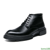 Men’s Formal Business Casual Shoes Lace Up High Top Round Toe Party Fashion New