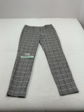 Womans Jr Excellent Express Columnist Checkered Pants Size O Black White