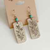 New Nine West Reversed Geometric Drop Earrings Retro Women Bold Everyday Jewelry