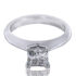Women’s Beauty Pendant 2Ct Round Cut Lab Created Diamond  14K White Gold Plated