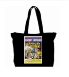 African Queen Movie Poster Tote Bag All Purpose Retro Classic Movies